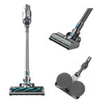 Proscenic P11 Combo Handheld Cordless Vacuum Cleaner with Rotating Mops Double Main Brush Head 25000pa 450W 2 in 1 Vacuu