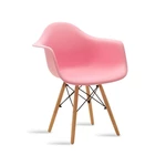 Jídelní židle Justy dub, růžová