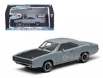 Doms 1970 Dodge Charger R/T Primered Grey "Fast and Furious" Movie (2009) 1/43 Diecast Car Model by Greenlight