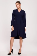 Stylove Woman's Dress S280 Navy Blue
