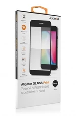Aligator Ochranné tvrzené sklo GLASS PRINT, Xiaomi Redmi 10 (5G), černá, celoplošné lepení