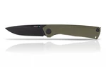 Zatvárací nôž Z200 G10 Liner Lock ANV® - farba rukoväte: Olive Green, DLC čierna čepeľ (Farba: Olive Green , Varianta: Čierna čepeľ - DLC)