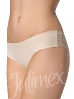 Julimex Tanga béžové Kalhotky XL béžová
