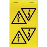 Kabelové značení Weidmüller SYMBOL-P. 75X75X75 B/DR, 1741110000, počet štítků: 20, žlutá