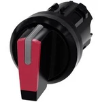 Kloubový spínač Siemens 3SU1002-2BM20-0AA0, otočný přepínač, 2 x 45 °, černá, červená, 1 ks