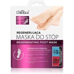 L’biotica Masks regenerační maska na chodidla ve formě ponožek 32 ml