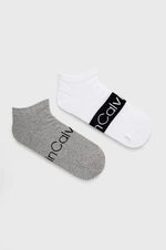 Ponožky Calvin Klein (2-pak) pánske, biela farba, 701218712
