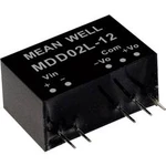 DC/DC měnič napětí, modul Mean Well MDD02N-12, 83 mA, 2 W, Počet výstupů 2 x