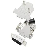 Sada D-SUB zásuvková lišta TRU COMPONENTS TCD45NT15MDMSK, 45 °, pólů 15, pájecí kalíšek, 1 ks