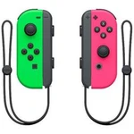 Gamepad Nintendo 2x Joy-Con, neonově růžová, neonově zelená