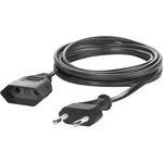 Napájecí prodlužovací kabel Basetech BT-1898920, IP20, černá, 2.00 m