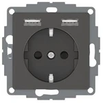 Merten vestavný Systém design antracitová MEG2366-0414