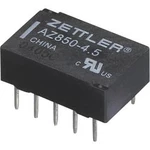 Polarizované relé Zettler Electronics AZ850-5, 1 A 30 V/DC/125 V/AC 30 V/DC/1 A, 125 V/AC/0,5 A