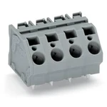 Pružinová svorkovnice WAGO 745-1360, 6.00 mm², Pólů 10, šedá, 16 ks
