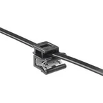 Stahovací pásek se soklem EdgeClip HellermannTyton T50ROSEC5A-MC5-BK-D1, 200 x 4,6 mm