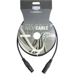 DMX kabel AH Cables KDMX15 XLR (M) / XLR (F), 15.00 m, černá