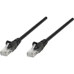 Síťový kabel RJ45 Intellinet 320740, CAT 5e, U/UTP, 1.00 m, černá
