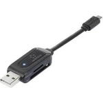 Externí čtečka paměťových karet Renkforce s OTG, USB/microUSB 2.0, pro tablety, smartphony