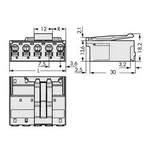Konektor do DPS WAGO 2092-3522/002-000, 32.60 mm, pólů 2, rozteč 7.50 mm, 100 ks