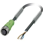 Upravený zástrčkový konektor pro senzory - aktory Phoenix Contact SAC-4P-10,0-PUR/M12FS 1683002 zásuvka, rovná, 10.00 m, 1 ks