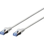 Patch kabel CAT 5e SF/UTP RJ 45, vidlice ⇔ vidlice, 1 m, šedý