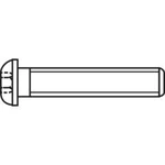 Čočkové šrouby s vnitřním šestihranem TOOLCRAFT, ISO 7380, M6 x 20, 50ks