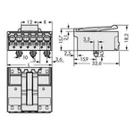 Konektor do DPS WAGO 2092-1526/020-000, 32.60 mm, pólů 6, rozteč 5 mm, 50 ks