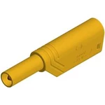 Bezpečnostní zástrčka SKS Hirschmann LAS S G (934099103), rovná, Ø 4 mm, 1,5 mm², žlutá