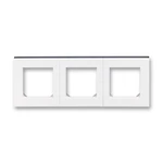 ABB Levit trojrámeček bílá/kouřová černá 3901H-A05030 62