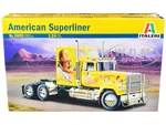 Skill 5 Model Kit American Superliner Truck Tractor "Lady Butterfly" 1/24 Scale Model by Italeri