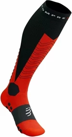 Compressport Ski Mountaineering Full Socks Negru/Roșu T2 Șosete pentru alergre