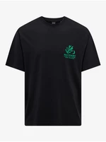 Men's Black T-Shirt ONLY & SONS Lucian - Men