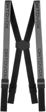 Ortovox Logo Suspenders Grey Blend UNI Lyžiarske nohavice