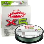 Berkley splietaná šnúra x5 low vis green 150 m-priemer 0,10 mm / nosnosť 9 kg