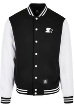 Starter College Fleece Jacket Czarny/Biały