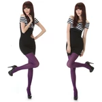 Hot Sale Tights ultra elastic New WoMens Silk stockings Pouch Sheath Underwear Stocking for sexy stockings dark purple