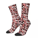 Winter Warm Fashion Women Men Todoroki Shoto Collage Socks My Hero Academia Breathable Basketball Socks