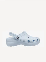 Light blue women's slippers on the platform Crocs Classic Platfrorm - Women