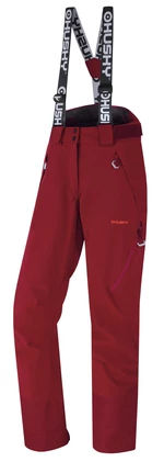 Husky Mitaly L XL, bordo Dámské lyžařské kalhoty