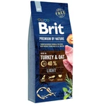 Brit Premium by Nature Light 15 kg | Granule pre psov