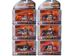 Harley-Davidson Motorcycles 6 piece Set Series 38 (Version 2) 1/18 Diecast Models by Maisto