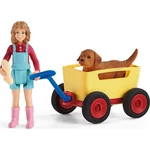Schleich Výlet s ručným vozíkom