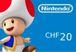 Nintendo eShop Prepaid Card CHF 20 CH Key
