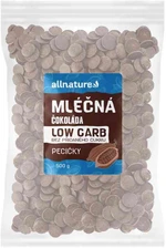 Allnature LOW CARB Čokoláda mliečna lupienky
