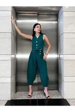 Laluvia Emerald Vest and Pants Set