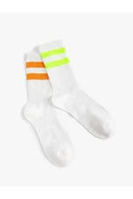 Koton sada 2 tenisových ponožek s pruhovaným vzorem