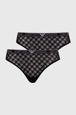 Nohavičky Emporio Armani Underwear čierna farba, 162948 4R208