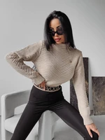 Beige turtleneck EMMIE 2023 OLAVOGA