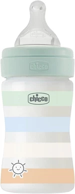 Chicco Láhev kojenecká Well-being silikon, kluk 150 ml