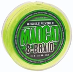 MADCAT 8-Braid Hi Vis Yellow 0,60 mm 61,2 kg 270 m Fonott zsinór